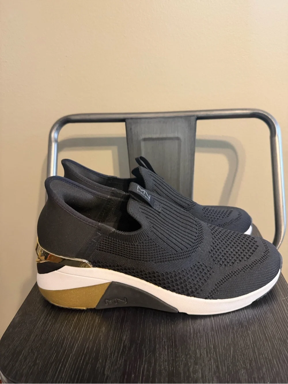 Mark Nason Skechers A Wedge Crecent Hands Free Slip-Ins 9.5